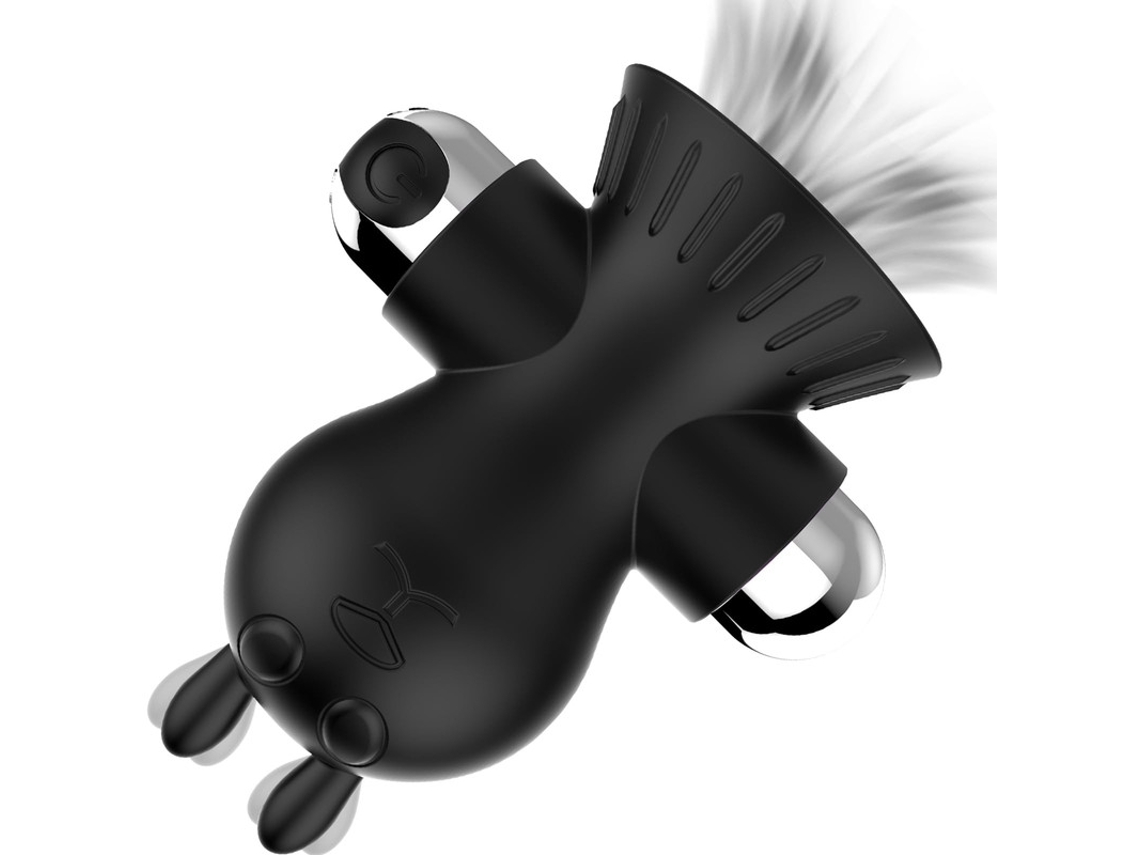 Vibrador De Masaje De Succin De Silicona Con 10 Modos Para Mujeres (negro) Yizhood