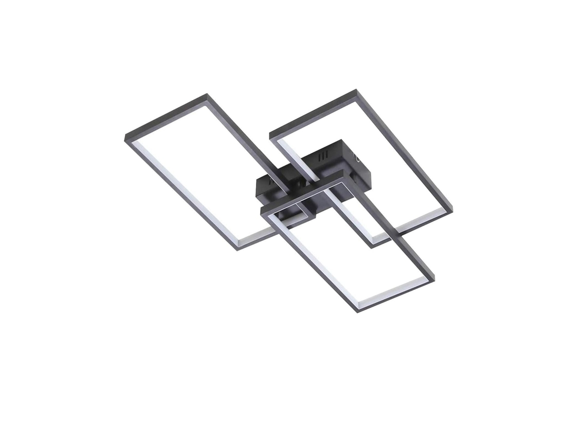 Zmh Lámpara De Techo Led De Metal De Diseño Moderno