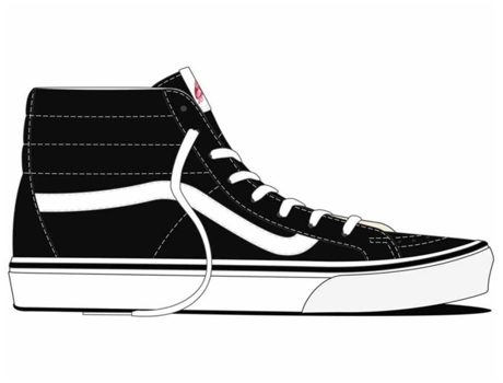 Zapatillas VANS Sk8-Hi 38 Dx - Hombre (39 - Negro)