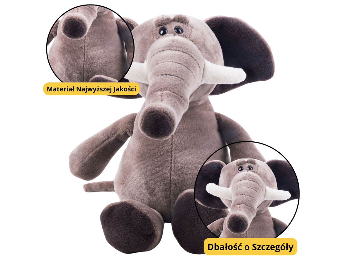 Pequeño Peluche, Elefante de Peluche, Ventosa, 16 Cm B.active