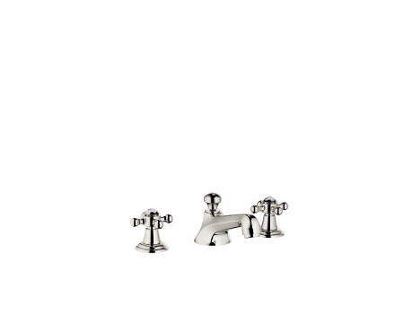 DORNBRACHT Madison mezclador de lavabo de tres agujeros, con desag&uuml,e automático, proyección de 135 mm, 20700360, Color: de platino