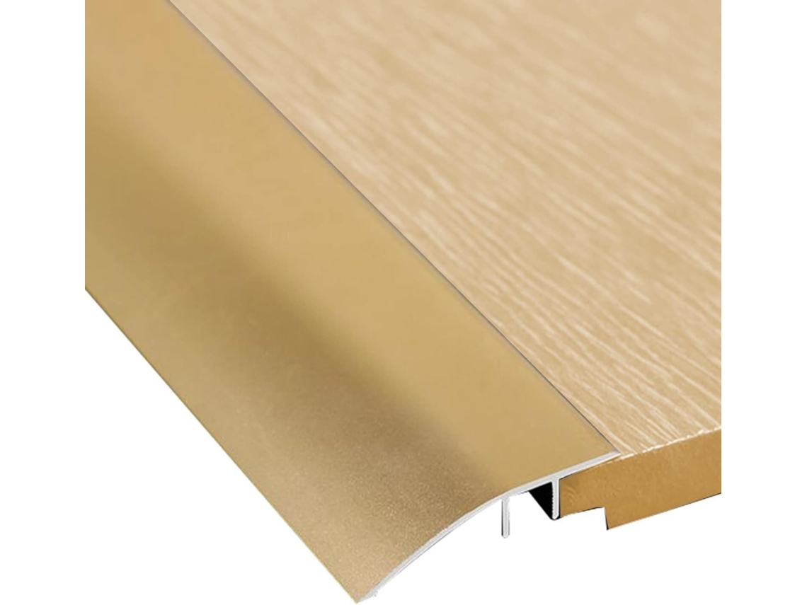 Perfil De Transición Para Umbrales 1 Mm 130 Cm, Fácil Instalación, Suave, Aluminio