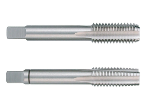 RUKO-236134-Juego de 2 machos para roscar a mano G DIN 5157 HSS rectificados con rosca G 1 3/4