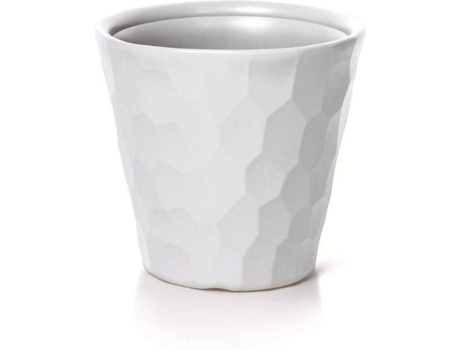 Maceta PROSPERPLAST Rocka DBROC (Blanco - 39.1 x 39.1 x 37 cm)