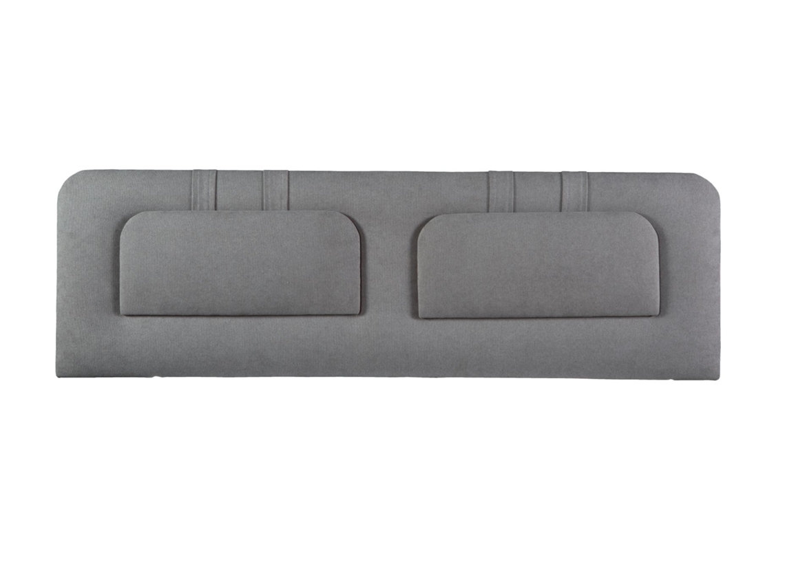 Cabecero Tapizado BLUME para Cama 160 Microfibra AquaClean Gris ( 160 x 50 x 7 cm)