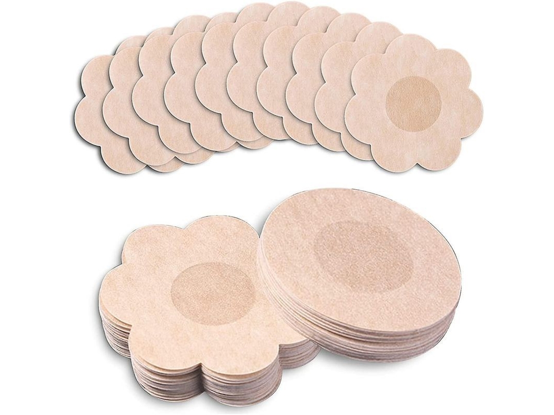 2026-40 Pares De Cubiertas De Pezones Desechables Autoadesivas Petalos De Seno Para Vestidos Sin Tirantes