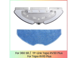Replacement Mop Bracket Kit For 360 S8 / Rv30 Plus / Rv10 Plus Robot Vacuum Cleaner Microfiber Pads