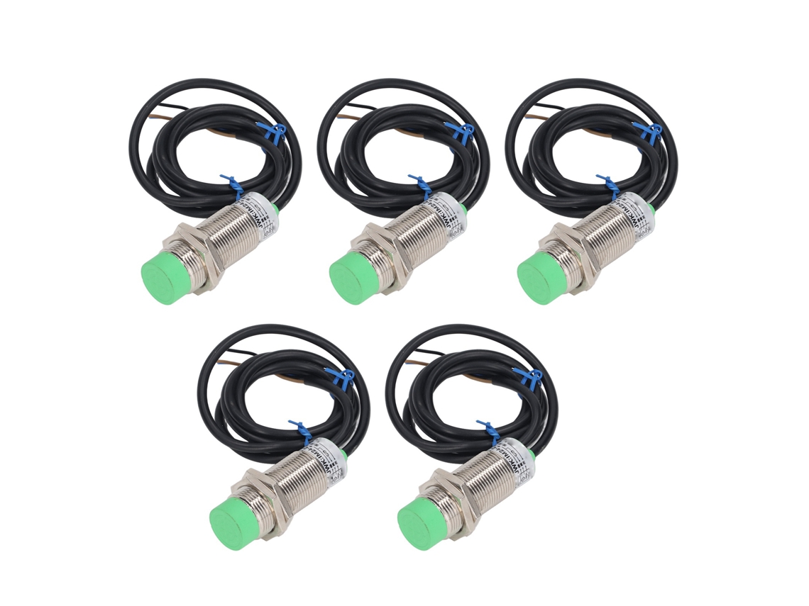 5 interruptores de proximidad inductivos NPN IP65 (sin marcar)