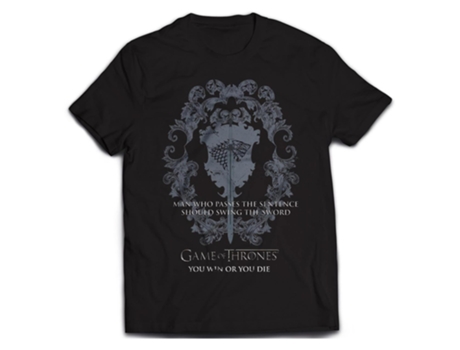 T-shirt GAME OF THRONES (S - Negro)