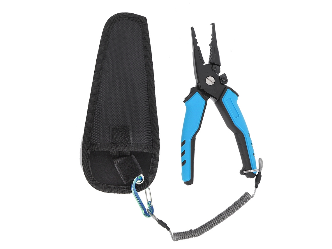 Alicates de pesca de aluminio antideslizantes FG 1044 azules