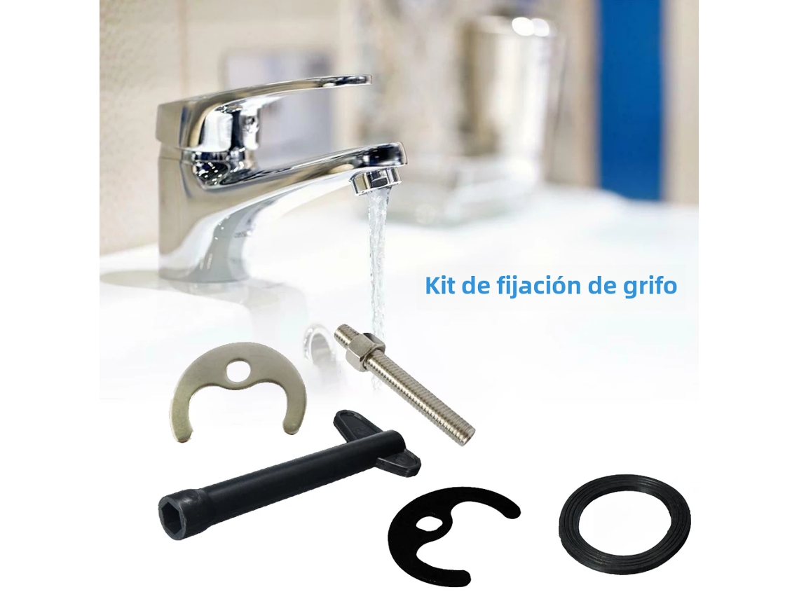 Kit De Instalación De Grifo De Cocina M12, Incluye Llave Y Herramienta De Anillo De Acero Inoxidable.
