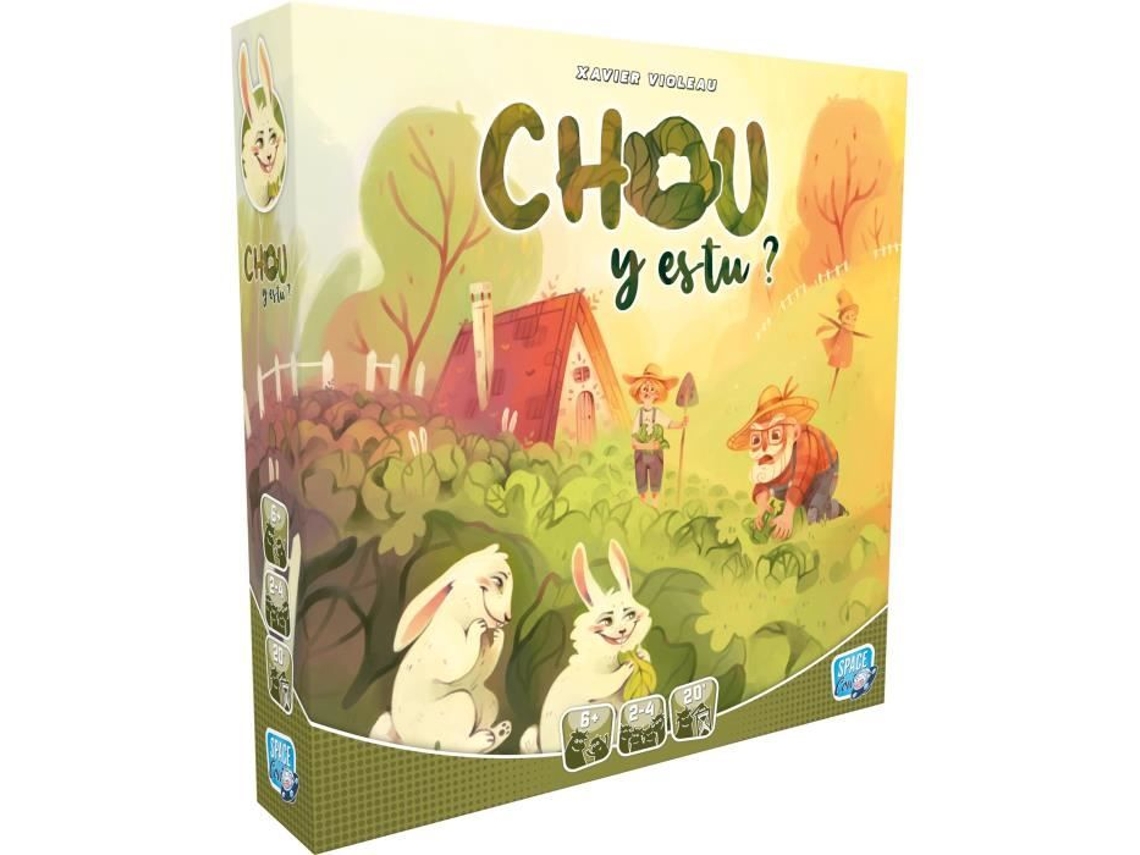 Chou, estás aquí Asmodee Juegos sencillos de observación y estrategia para mayores de 6 años