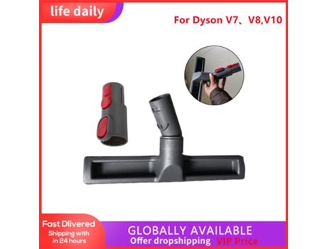 2 piezas para Dyson V7 V8 V10 accesorios para aspiradoras adaptador de cepillo de suelo ultrafino piezas de limpieza del hogar herramienta de repuesto