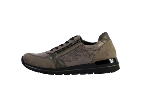 Sandalias de Tacón de Mujer REMONTE Olympe Laceup Combi Redondo Conforto Outro Gris (39)