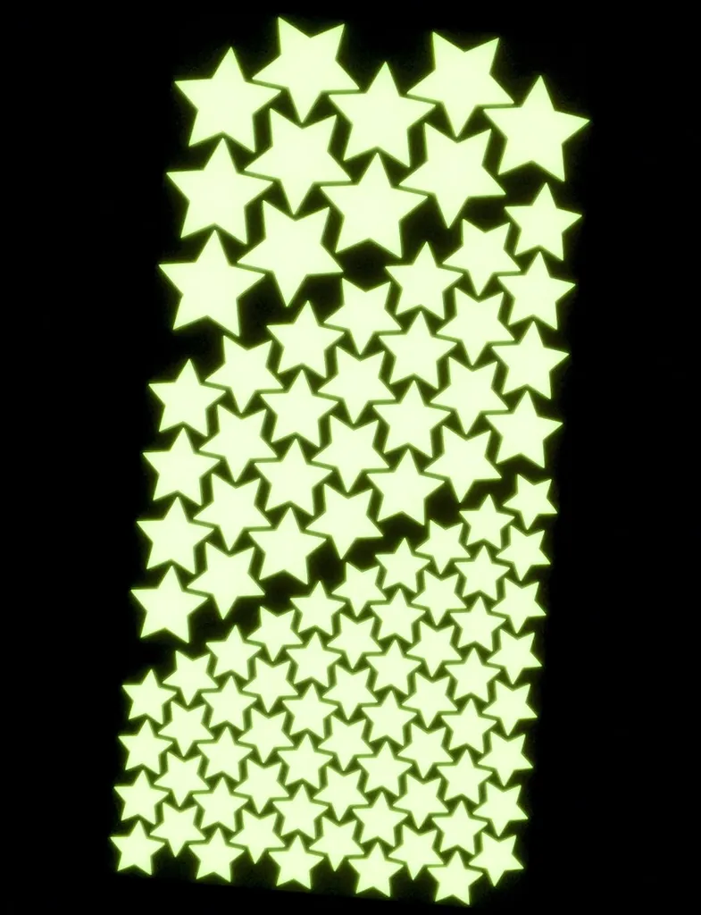 GIGIKILL Estrelas Luminosas Autocolantes Para Quarto De Criança
