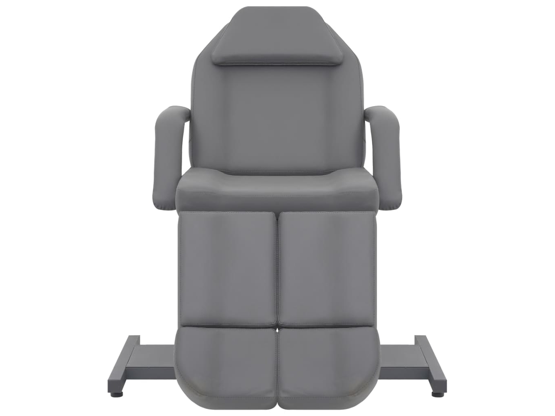 Maison Exclusive - Sillón De Salón De Belleza Cuero Sintético Gris 180x62x78 Cm