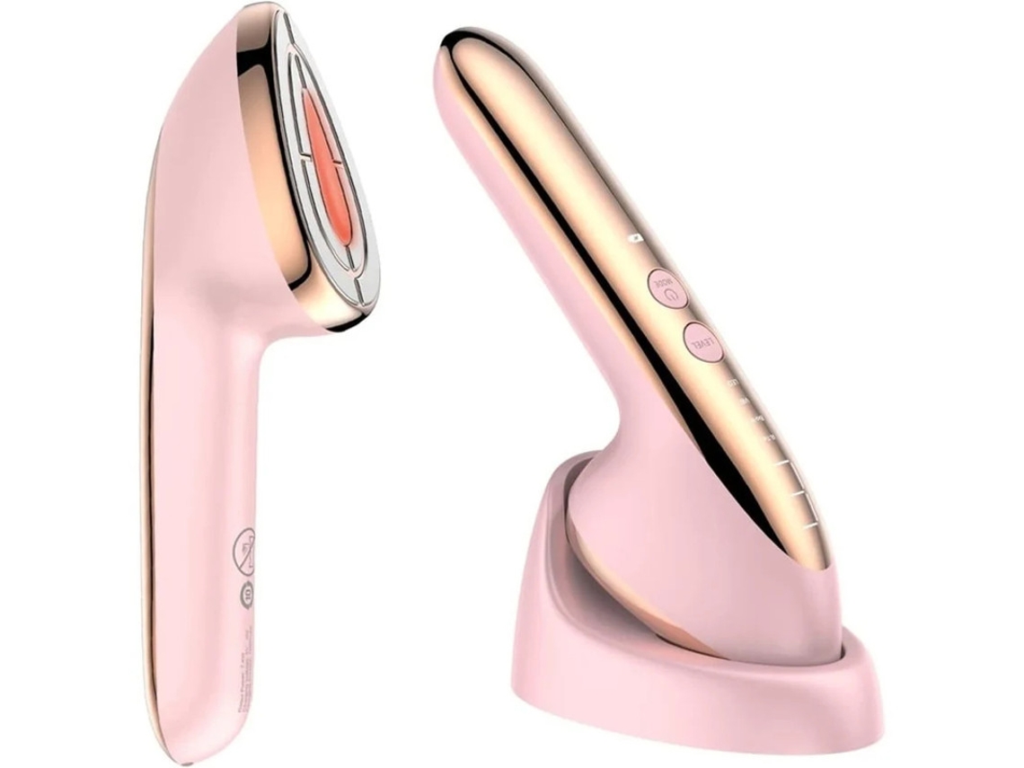 Masajeador facial reafirmante de piel, herramientas para el cuidado de la piel, dispositivo de alta frecuencia, masajeador facial LED rosa, Bestvite