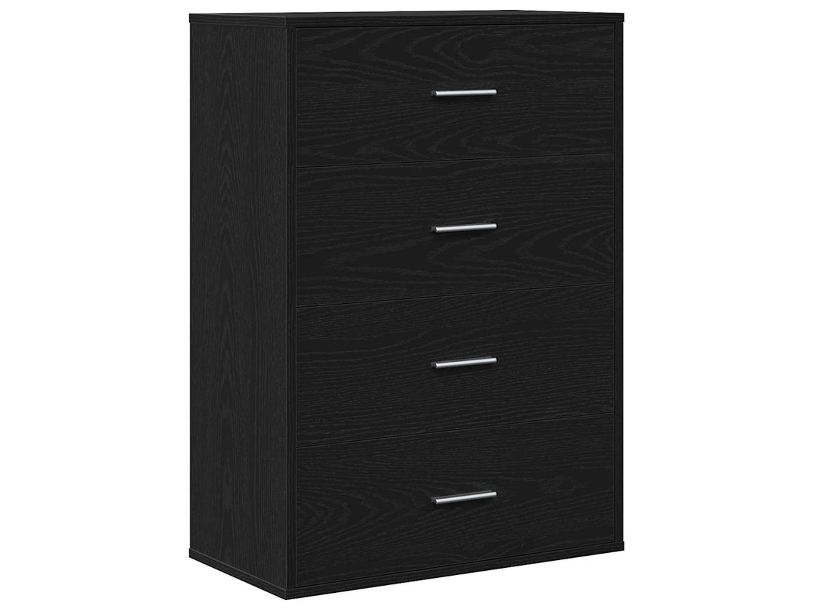 Aparador de roble negro 60x31x84 cm Madera procesada MAISON EXCLUSIVE