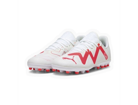 Botas de fútbol Unisex para Fútbol PUMA Future Play Mg Blanco (28)