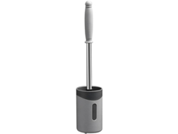 Cepillo de inodoro con cerdas suaves, cepillo de limpieza antideslizante para montaje en pared Gokoco
