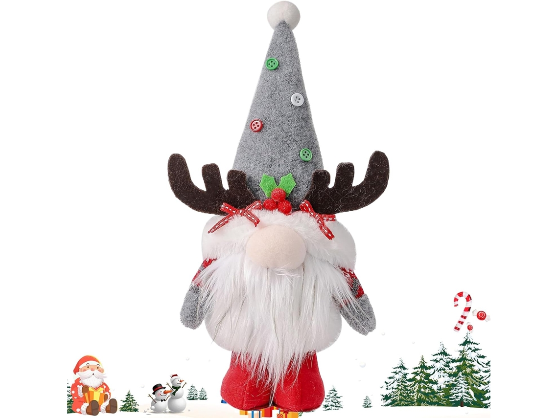 Decoraciones De Gnomos Para El Hogar - Gnomo Con Barba Blanca | Decoración De Ventana Con Sombrero