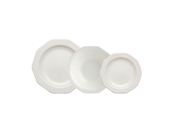 Vajilla QUEEN´S BY CHURCHILL Artic White (Blanco - Cerámica - 12 Piezas)