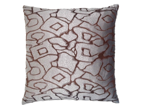 Funda de cojín marrón 45*45cm Réf.85112 BOD HOME