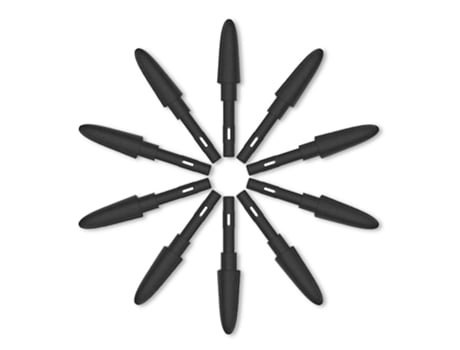 VEIKK P002 10 Uds puntas de bolígrafo de repuesto batería Stylus gratis punta de bolígrafo resistente al desgaste para tabletas gráficas VEIKK A50 ...