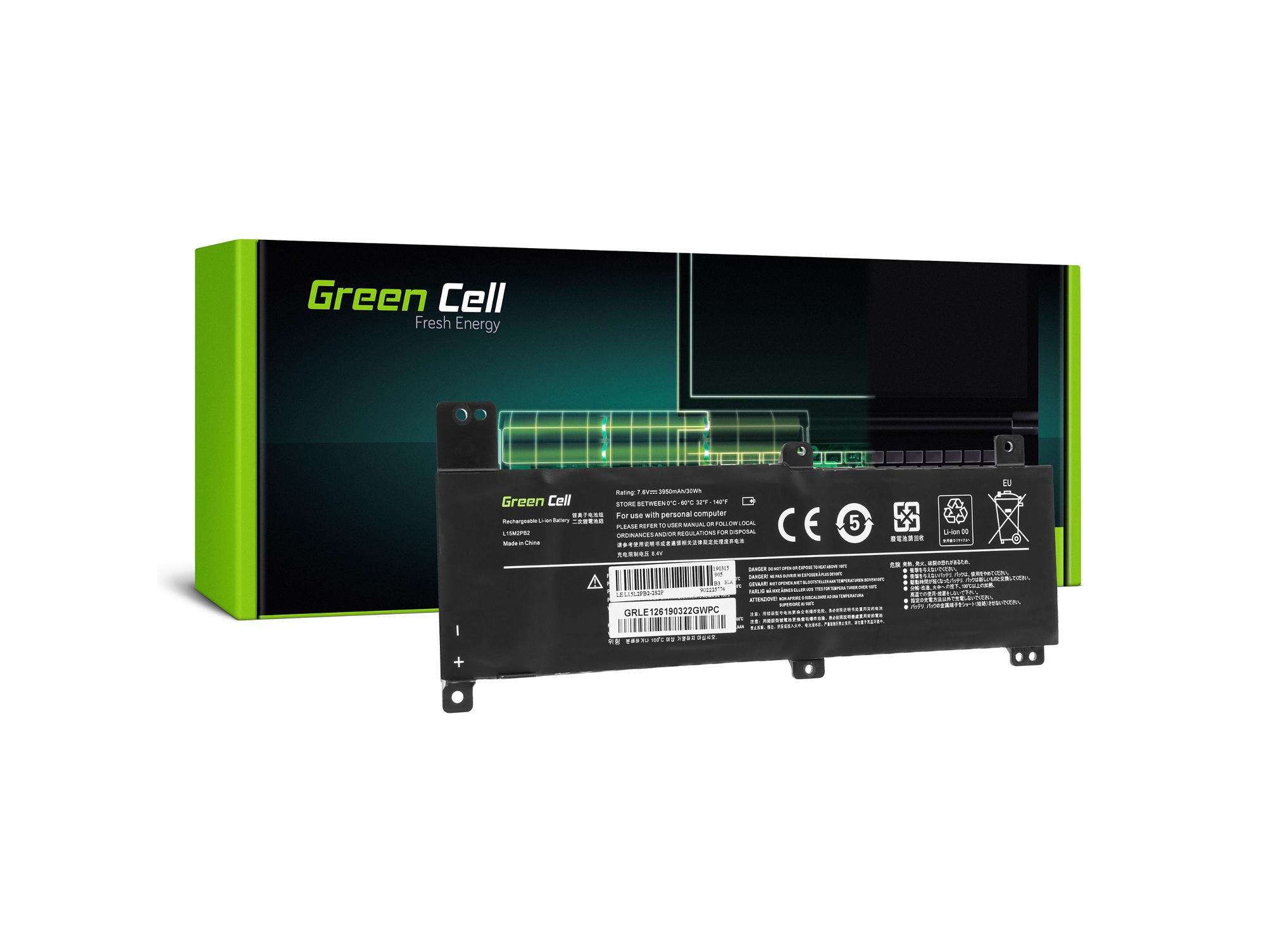 Batería para Portátil Green Cell Lenovo IdeaPad 310
