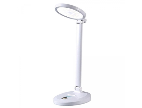 Lámpara de escritorio LED con protección ocular Lámpara de lectura para estudiantes (blanca)
