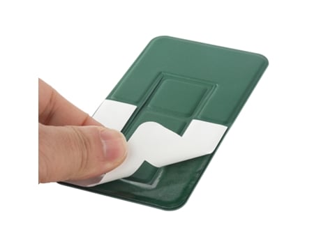 Soporte adhesivo plegable para teléfono móvil Negro