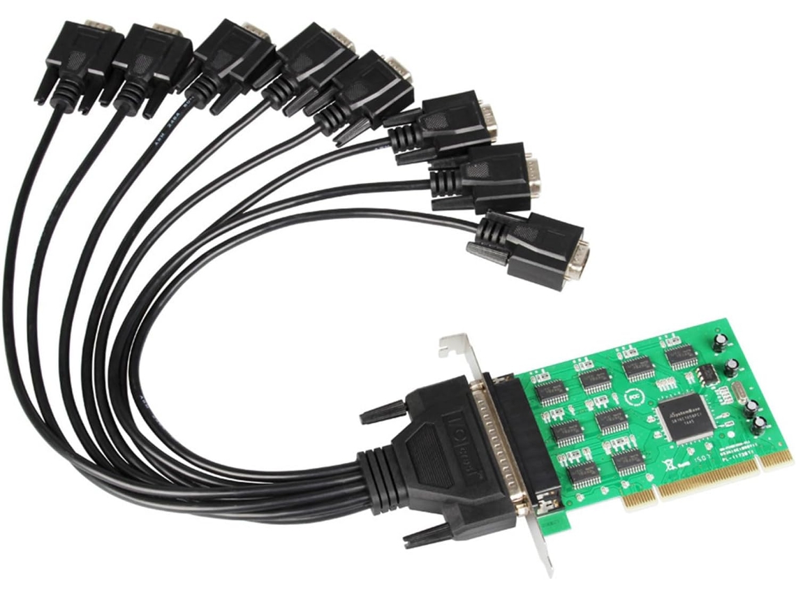1. Transferencia de datos PCI a 8 puertos serie RS232 para múltiples dispositivos electrónicos SFUSHOS