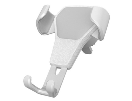 Soporte de clip de ventilación del coche sin soporte magnético para teléfono móvil[Blanco]