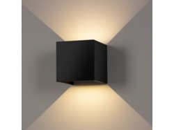 Aplique De Pared De 12 W Para Uso Interior/exterior, Resistente Al Agua.
