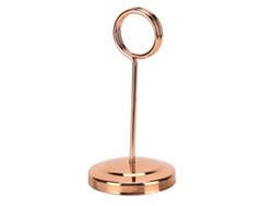 Portanúmeros de mesa en acero inoxidable, oro rosa NEVEANCE