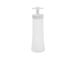 Dispensador De Salsa Con Botella Exprimible Invertida Y Control De Flujo Para Cocina.