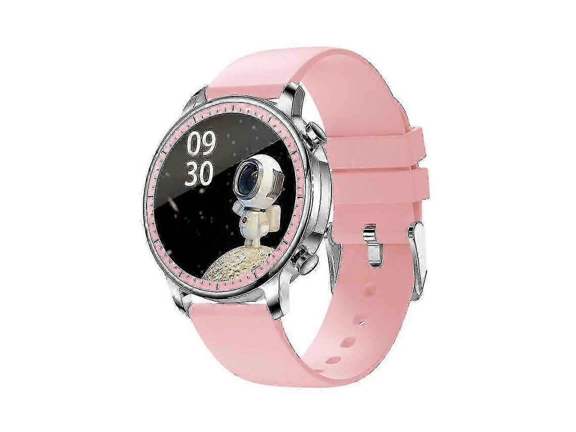 Reloj inteligente V23 en oferta, pantalla de 1,3 pulgadas, monitor de frecuencia cardíaca, reloj deportivo para Android e iOS, bicicleta eléctrica Ly rosa