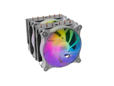 Cooler MARS GAMING Mcpu-Xt Blanco 300W Tdp 6 Heatpipes
