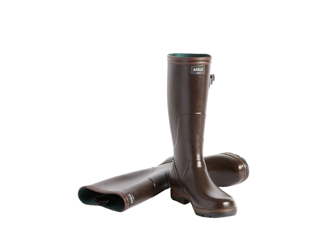 Botas de Hombre AIGLE Lluvia Terra Vario Marrón (39)