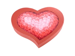 Jabón Ramo de 99 Rosas - Imitación - Regalo Romántico - Caja Roja