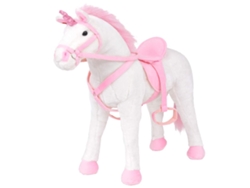 Peluche VIDAXL Blanco Tela