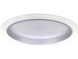 Lámpara de Techo Empotrado CRISTALRECORD Jano 02-250-25-300 (Plateado - LED - 25 W - Aluminio)