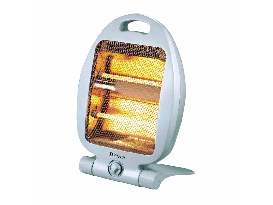 Calefactor Portátil, Doble Tubo, 400 W/800 W, Bajo Consumo, Interruptor Antivuelco