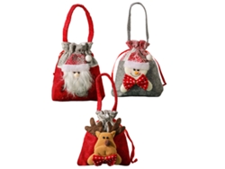 Bolsas de Regalo de Navidad 3 Piezas para Decoración JEIIBRZUI