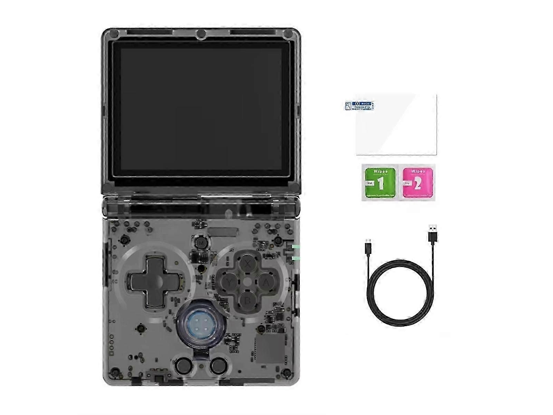 Rg35xxsp Consola De Juegos De Mano Retro Consola De Juegos De Mano Plegable Portátil Con Pantalla De 3.5 Pulgadas Con Batería De 3300 Mah C De 64 Gb