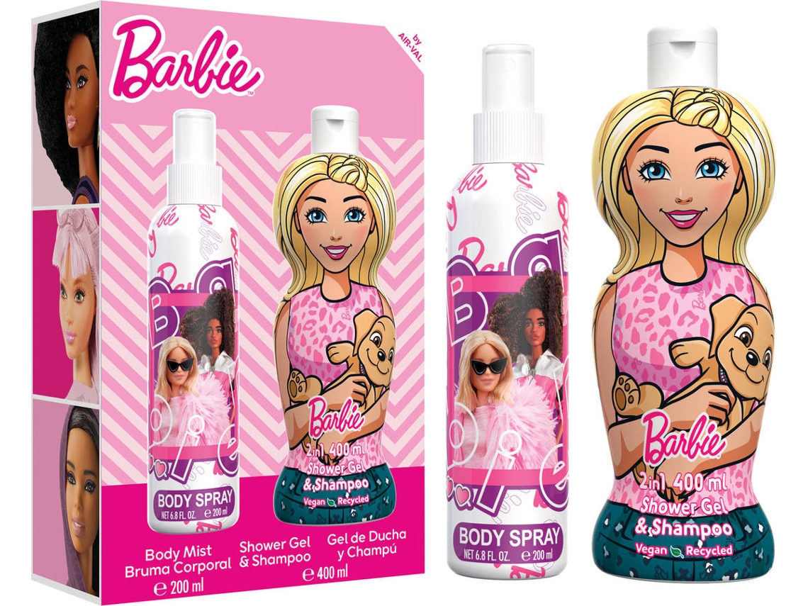 Cofre BARBIE Spray Corporal + Gel de Ducha (200 + 400 ml)
