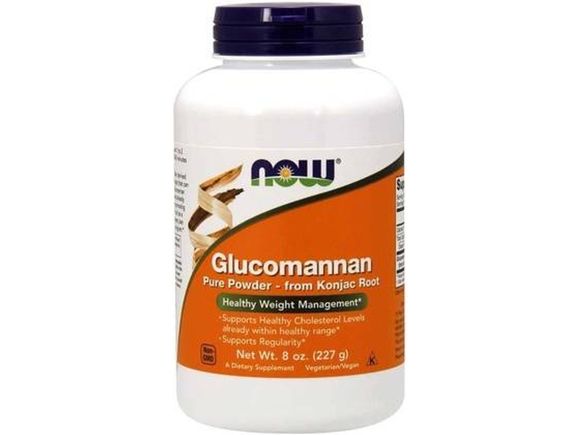 Té NOW Glucomanano (227 g de pó)