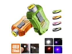 Linterna Frontal Led Cob Verde Con Sensor Imán Trasero Luz Uv Recargable Por Usb C Linterna Frontal Luz De Trabajo Led Cob