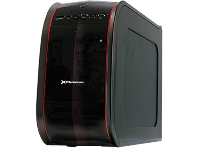 Caja PC PHOENIX TECHNOLOGIES Phoenix 2513 (ATX Mid Tower - Negro)