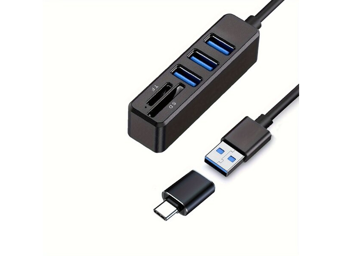 Concentrador USB 8 en 1 con lector de tarjetas SD/TF Tadvyyvayotoy